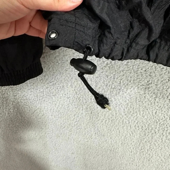 Reebok Windbreaker Jacket Men Large Red Black 1/2 Zip Vintage 90s Retro Gorpcore - Picture 10 of 10